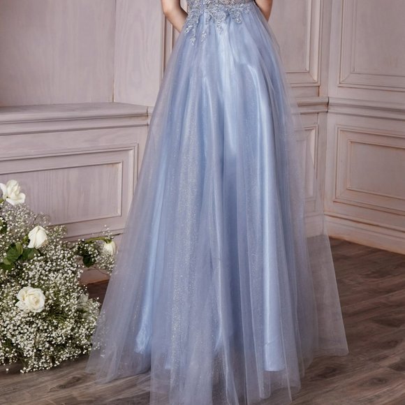 NEW BURGUNDY/GOLD LAYERED TULLE A-LINE FORMAL EVENING PARTY LONG GOWN CD0195 - Picture 6 of 8